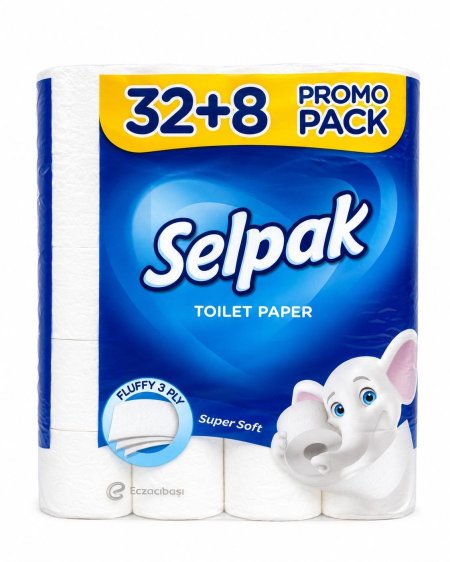 محارم تواليت سيلباك _ 32+8 رول